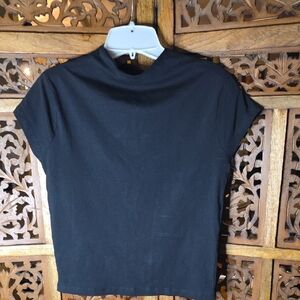 Zara Elegant Black Tee